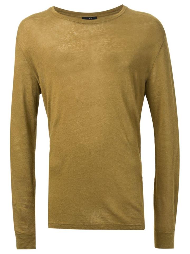 Iro Nafa T-shirt, Men's, Size: L, Brown, Linen/flax
