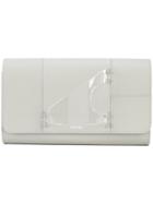 Perrin Paris Transparent Handle Clutch Bag - Grey
