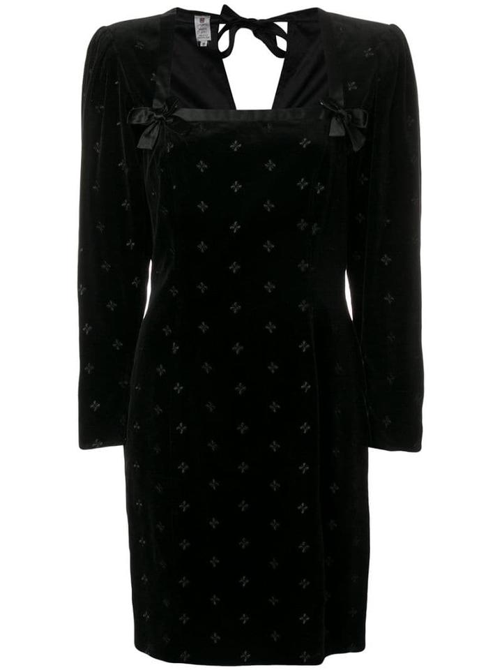 Emanuel Ungaro Pre-owned 1980's Structured Dress - Black