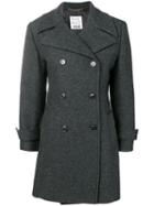 Moschino Pre-owned 2000's Double-breasted Midi Coat - Grey