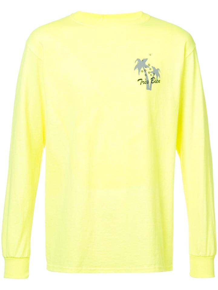 Très Bien Souvenir Long-sleeved T-shirt - Yellow & Orange