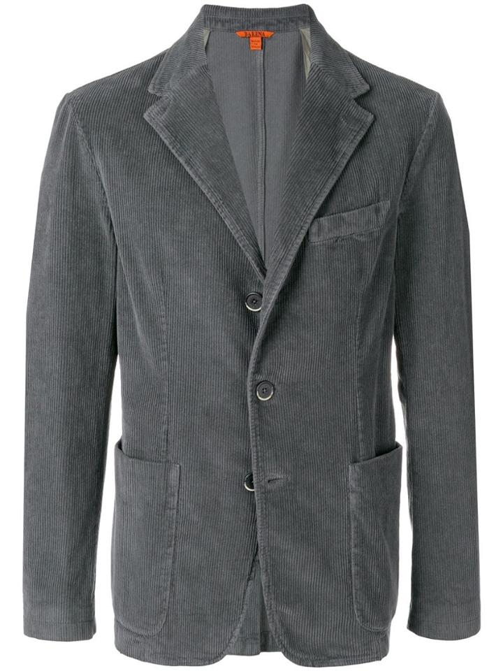 Barena Corduroy Fitted Blazer - Grey