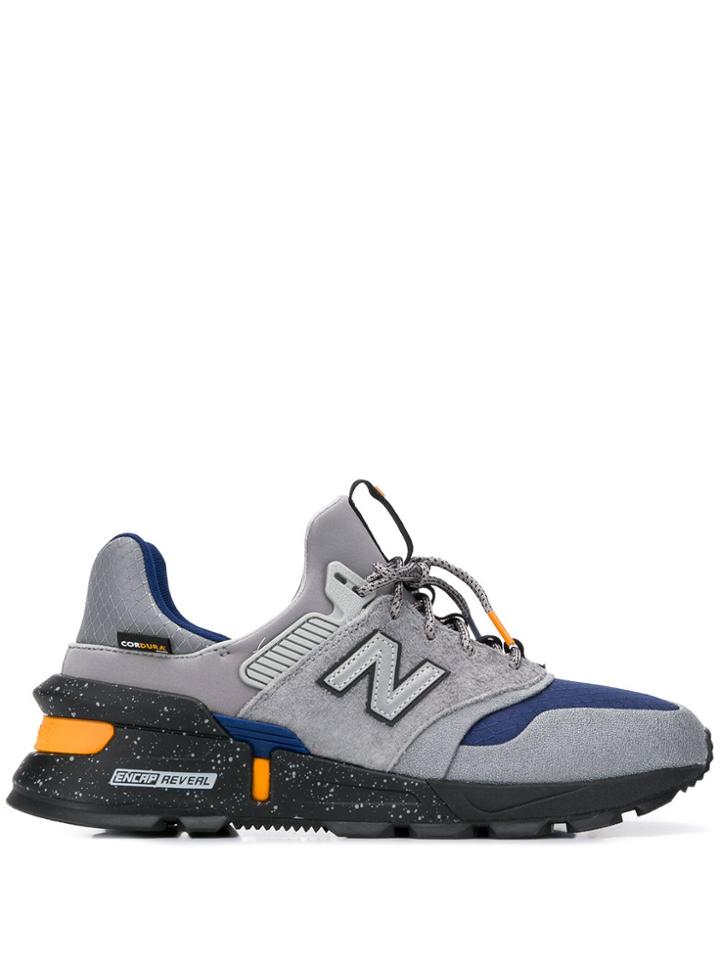 New Balance Lace-up Low-top Sneakers - Grey