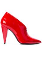 Stella Luna Pointed Toe Booties - Red