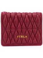 Furla Cometa Mini Wallet - Red