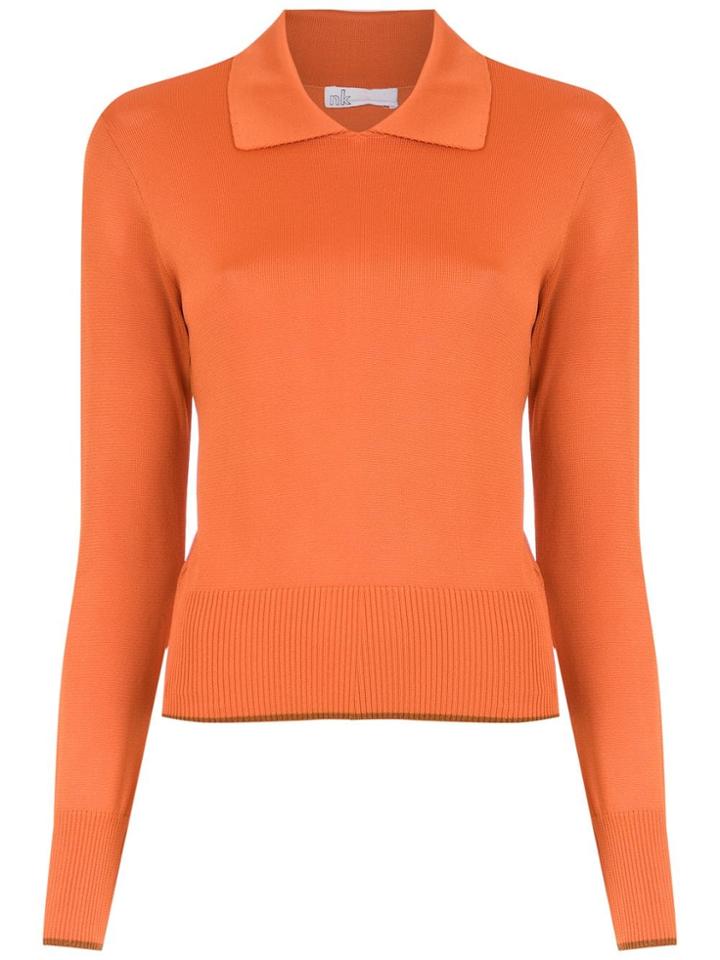 Nk Long Sleeved Polo Shirt - Orange