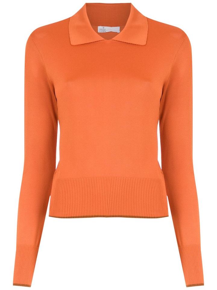 Nk Long Sleeved Polo Shirt - Orange