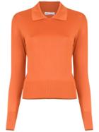 Nk Long Sleeved Polo Shirt - Orange