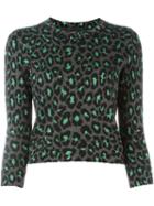 Marc By Marc Jacobs Leopard Knit Sweater