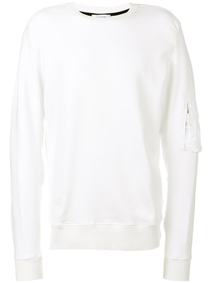 Tim Coppens Patch Detail Sweatshirt - White