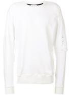 Tim Coppens Patch Detail Sweatshirt - White