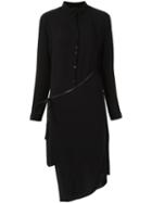 Uma Raquel Davidowicz - Silk Asymmetric Dress - Women - Silk - 42, Black, Silk