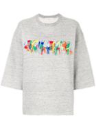 Golden Goose Thread Detail Knitted Top - Grey