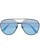 Retrosuperfuture Completo Aviator Sunglasses - Black