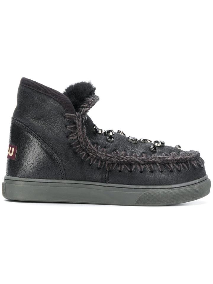 Mou Eski Sneakston Boots - Black