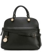 Furla Small Paiper Safiano Bag, Women's, Black, Calf Leather