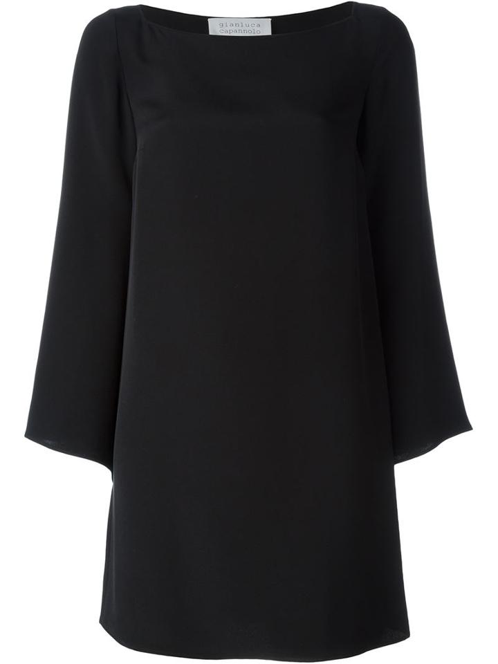 Gianluca Capannolo Draped Sleeve Mini Dress
