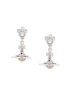 Vivienne Westwood Embellished Org Earring - Metallic