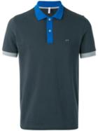 Sun 68 - Bicolour Polo Shirt - Men - Cotton/spandex/elastane - Xxl, Grey, Cotton/spandex/elastane