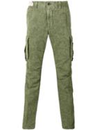 Incotex - Printed Cargo Trousers - Men - Cotton/linen/flax - 36, Green, Cotton/linen/flax