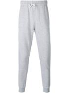 Maison Kitsuné Drawstring Track Pants, Men's, Size: Small, Grey, Cotton