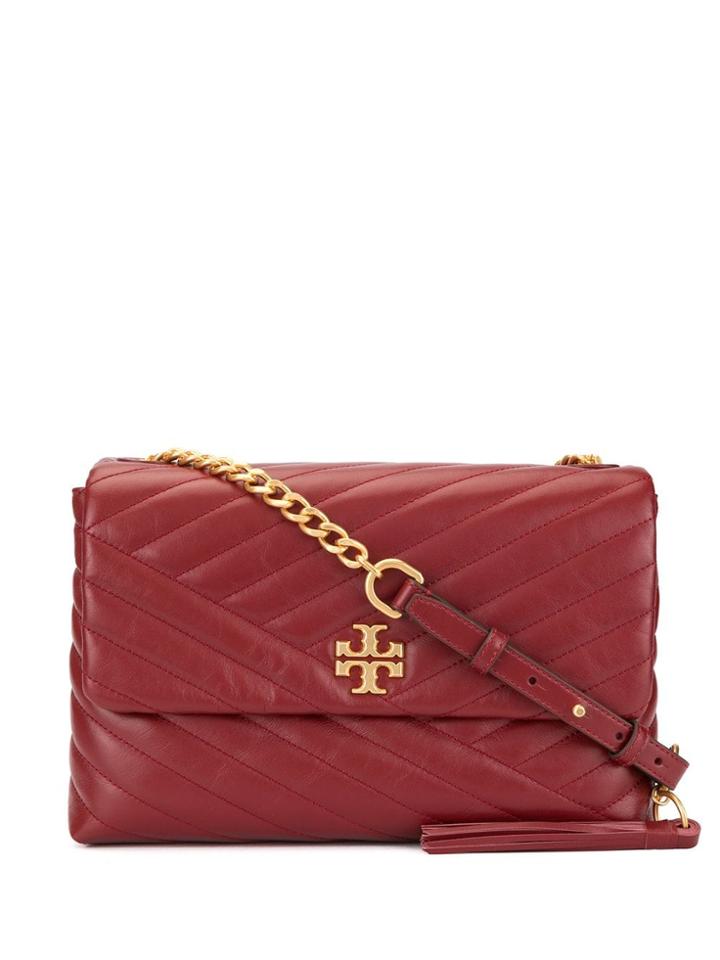 Tory Burch Kira Chevron Flap Shoulder Bag - Red