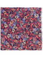 Paul Smith - Floral Print Scarf - Women - Modal - One Size, Pink/purple, Modal