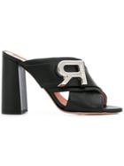 Rochas Rochas Ro31092a8040 999 Noir/argent Furs & Skins->calf Leather