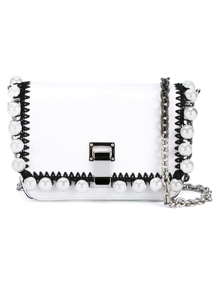 Proenza Schouler Small 'courier' Shoulder Bag, Women's, White