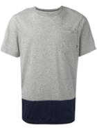 Nike Contrast Hem T-shirt, Men's, Size: Small, Grey, Cotton/polyester