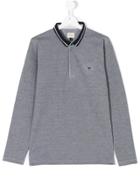 Armani Junior Classic Polo Shirt - Grey