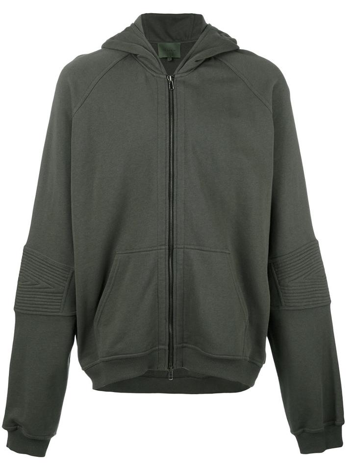 Amen Zip Up Hoodie, Men's, Size: 48, Green, Cotton