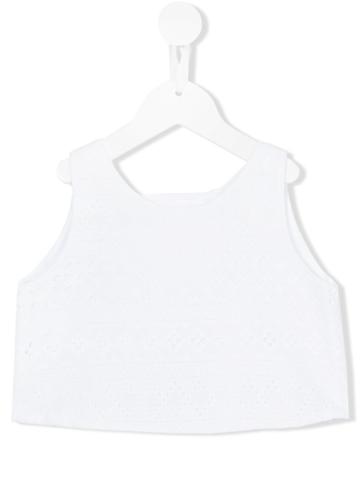 Lapin House - Cropped Top - Kids - Cotton - 6 Yrs, Girl's, White