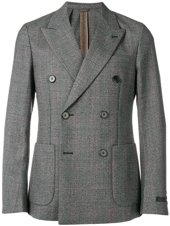Prada Double Breasted Blazer - Grey