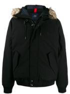 Polo Ralph Lauren Fur-hood Feather Down Jacket - Black