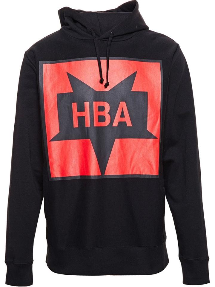Hood By Air Logo Print Hoodie - Black
