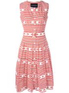 Samantha Sung 'lauren' Dress, Women's, Size: 8, Red, Cotton/spandex/elastane