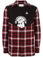 Maison Margiela - T-shirt Panel Checked Shirt - Men - Cotton/spandex/elastane - 43, Black, Cotton/spandex/elastane