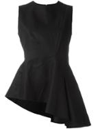 Marni Sleeveless Asymmetrical Top - Black