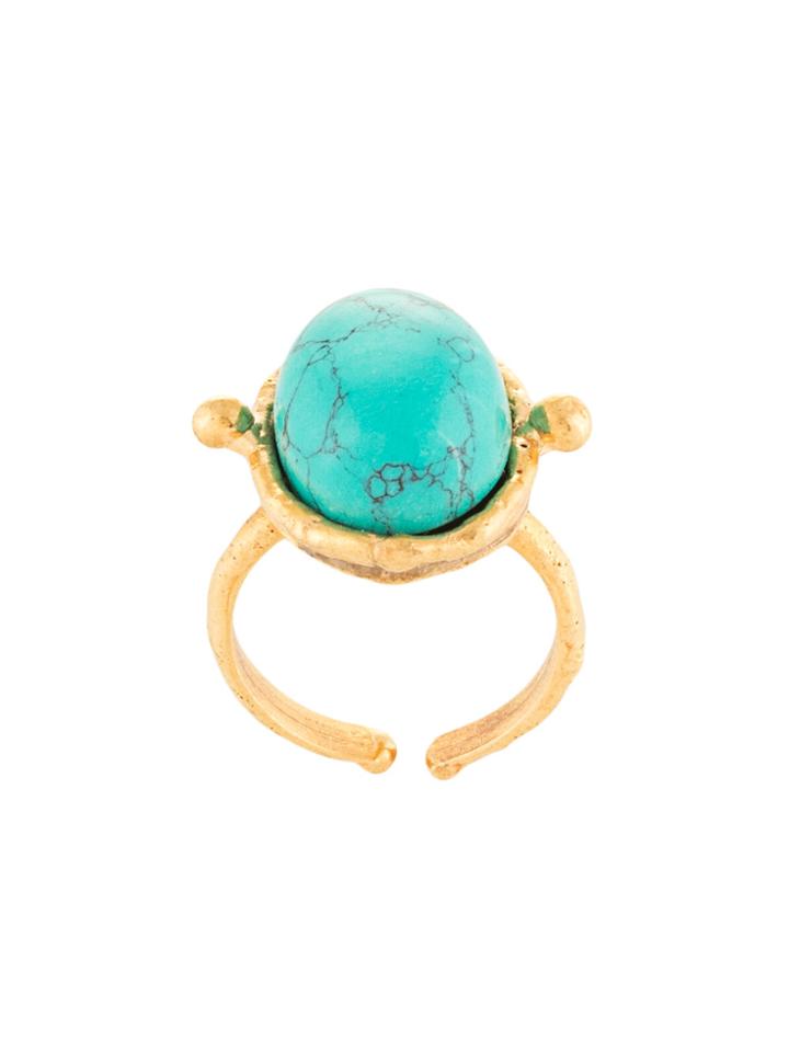 Sylvia Toledano Petite Oval Ring - Metallic