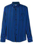 Ami Alexandre Mattiussi - Large Fit Shirt - Men - Viscose - 44, Blue, Viscose