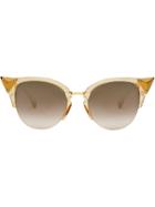 Fendi Eyewear Iridia Sunglasses - Yellow & Orange