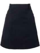 Victoria Victoria Beckham Safari Skirt - Blue