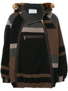 Kolor Pull-over Knitted Jacket - Brown