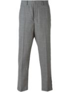 Ami Alexandre Mattiussi Carrot Fit Trousers, Men's, Size: 40, Grey, Wool