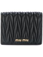 Miu Miu Fold Out Purse - Black
