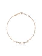 Jacquie Aiche Diamond And 14k Gold Tennis Bracelet