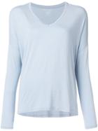 Majestic Filatures Relaxed-fit Knitted Top - Blue