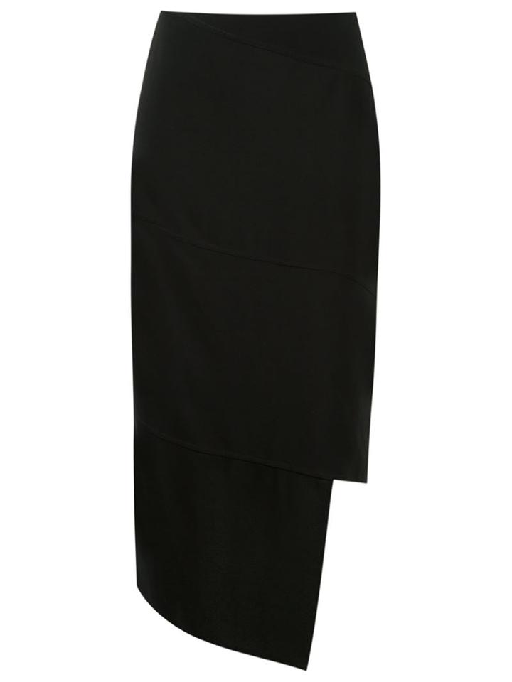 Andrea Marques Asymmetric Midi Skirt