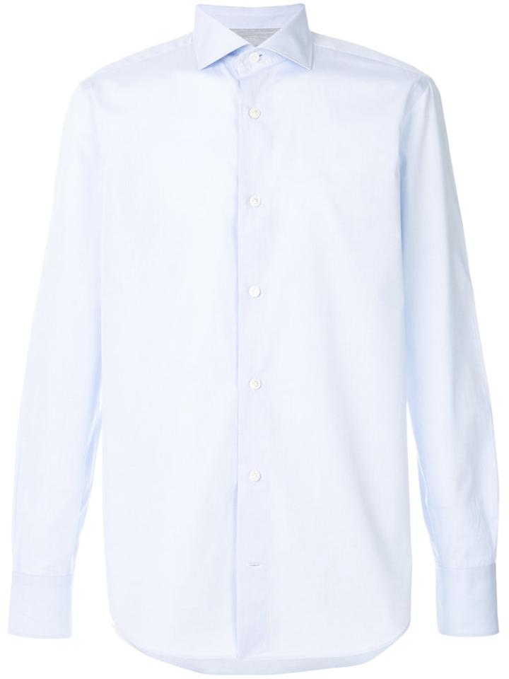 Eleventy Fitted Formal Shirt - Blue